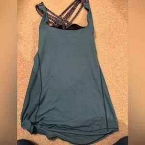 Women's Teal Sleeveless Top